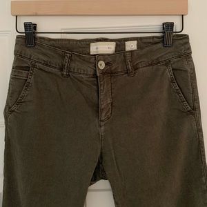 Anthropologie Army Green Pant
